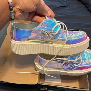 TUK Ice Holo Dring Wht Cassbah Creepers